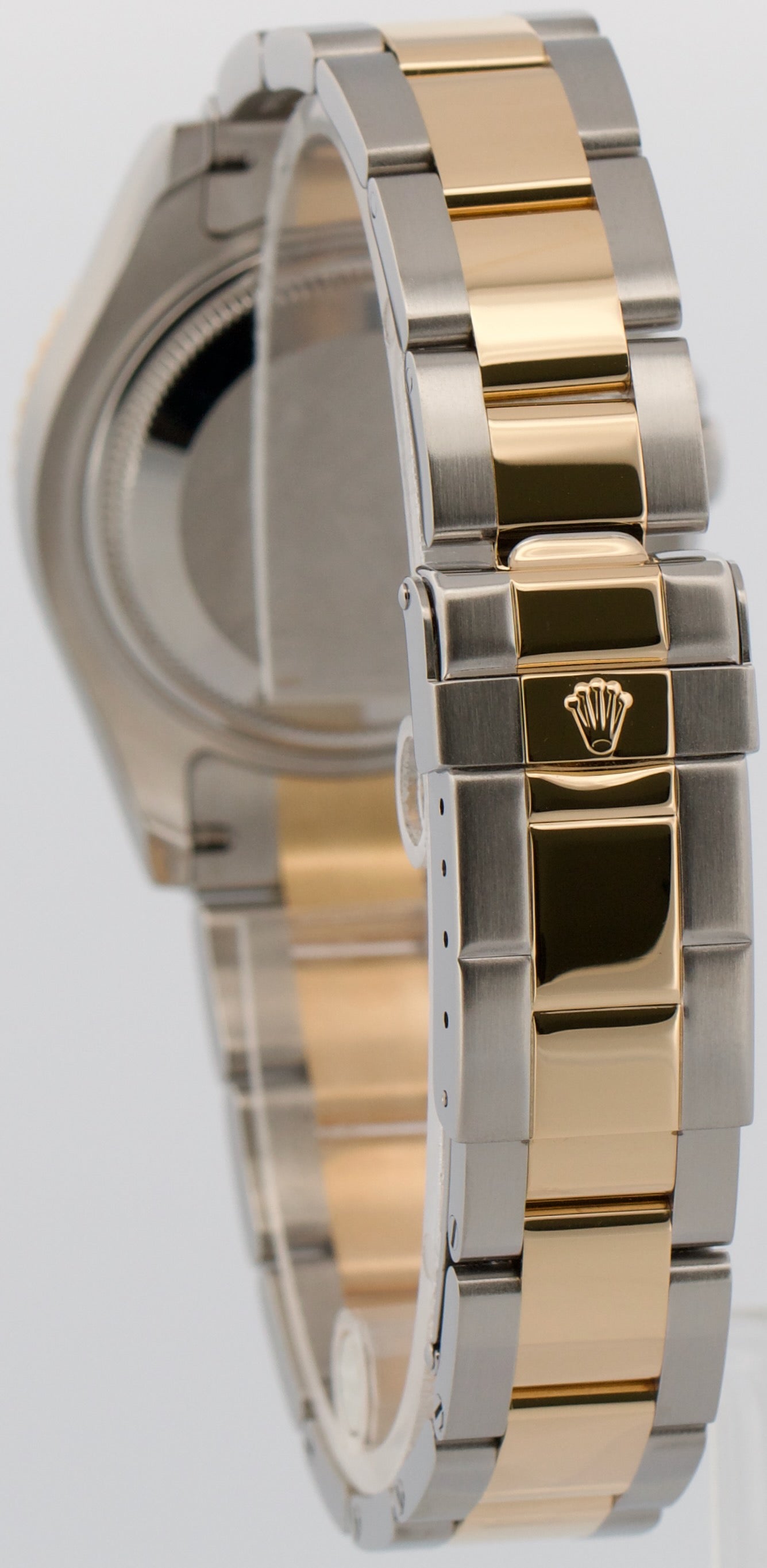 Rolex Yacht-Master BLUE 18K Yellow Gold Stainless Steel 35mm Two-Tone 168623