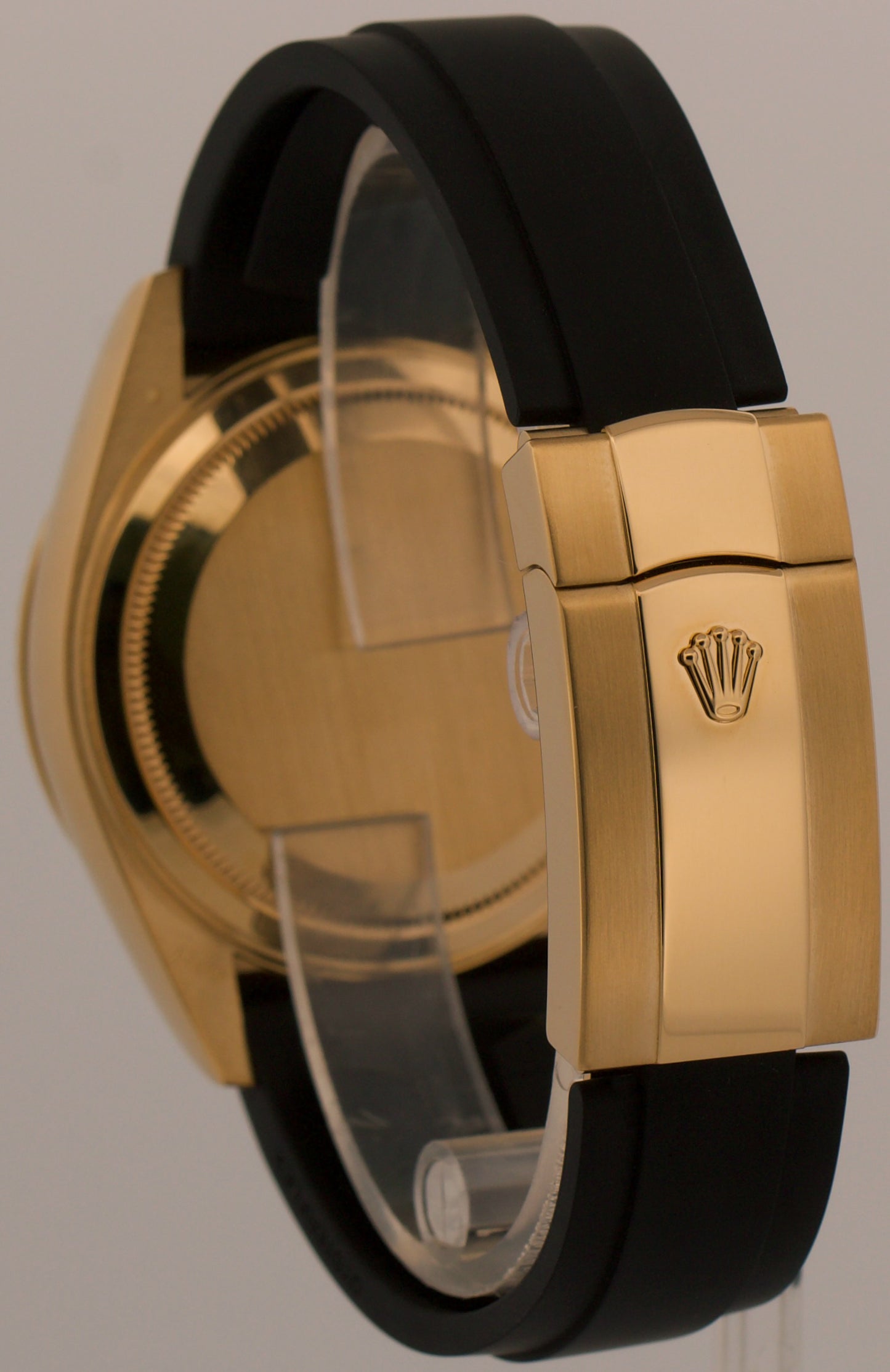 2021 Rolex Sky-Dweller 326238 18K Yellow Gold Black Oysterflex 42mm Box Papers