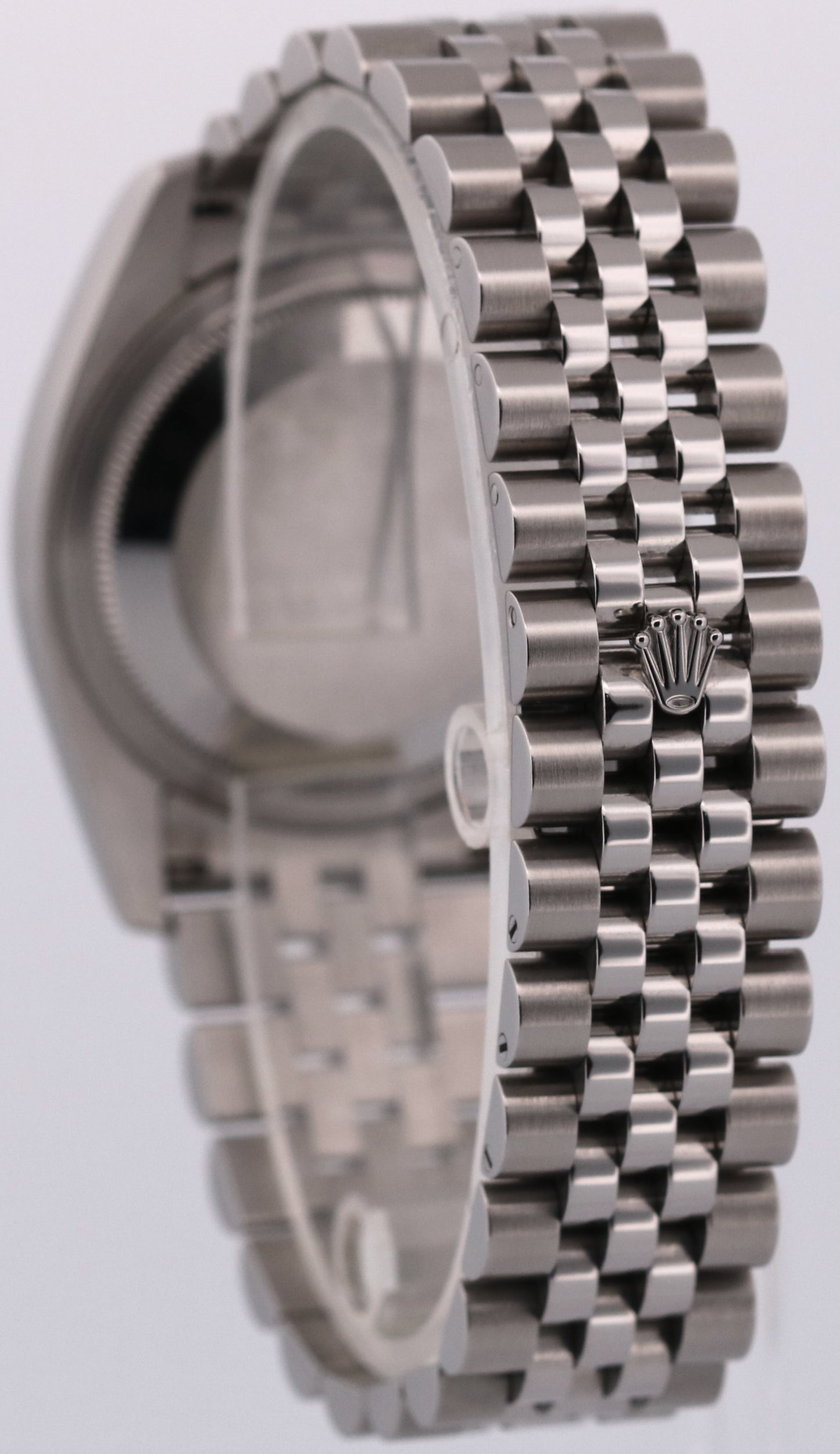 2011 Rolex DateJust 116234 Blue Jubilee Diamond 18K Steel 18K 36mm Box Papers