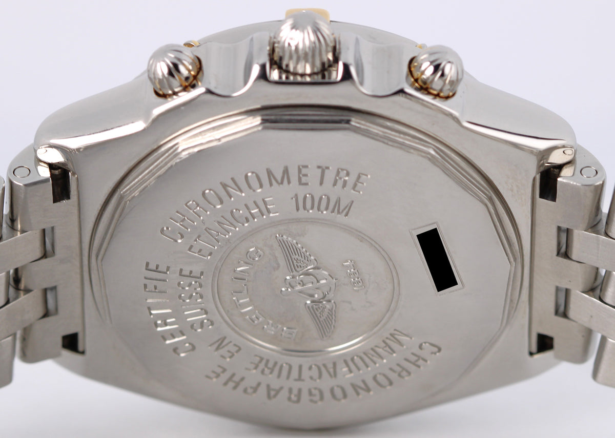 Breitling Windrider Crosswind Racing B13355 Black Roman Numeral 43mm Watch