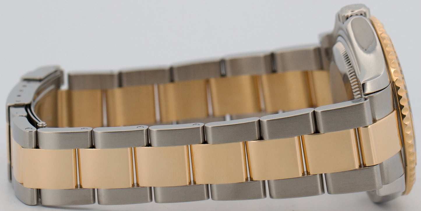 Rolex Yacht-Master BLUE 18K Yellow Gold Stainless Steel 35mm Two-Tone 168623