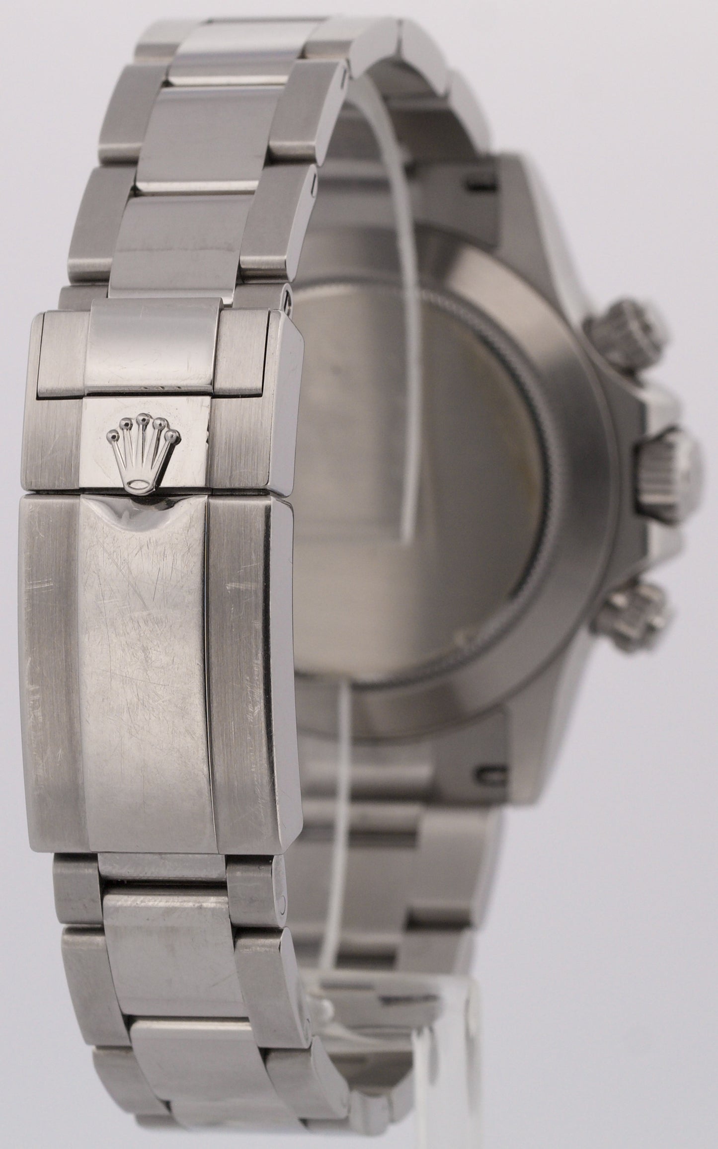 UNPOLISHED PAPERS Rolex Daytona Cosmograph PANDA White BLUE LUME 40mm 116520 BOX