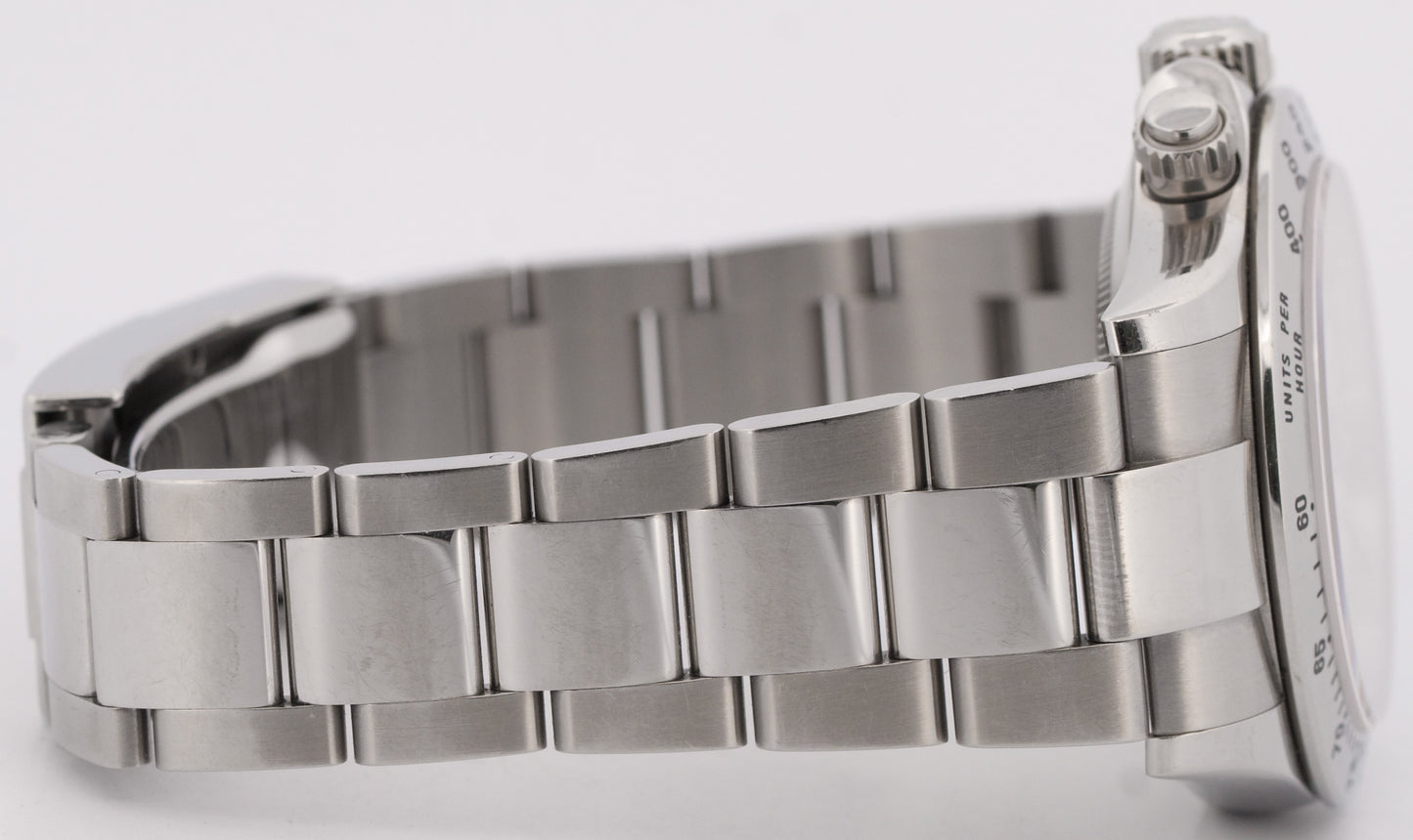 UNPOLISHED PAPERS Rolex Daytona Cosmograph PANDA White BLUE LUME 40mm 116520 BOX