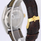 Vintage Rolex Oyster Perpetual Date 1500 Blue Mosaic Shantung Brick 34mm Watch