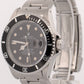 1991 Rolex Submariner Date PATINA BLACK Stainless Steel 40mm Oyster Watch 16610