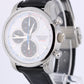 Maurice Lacroix Pontos Chronograph Retro PT6288 White 43mm Black Leather Watch