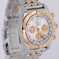 Breitling Chronomat 44 GMT Two-Tone 18k Gold Mother of Pearl 44mm CB0420 Watch