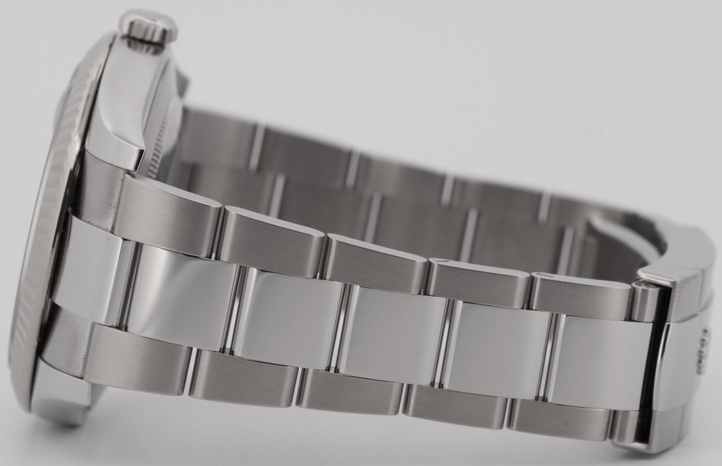 2024 PAPERS Rolex DateJust 41mm MINT GREEN 18K Steel Fluted OYSTER 126334 BOX