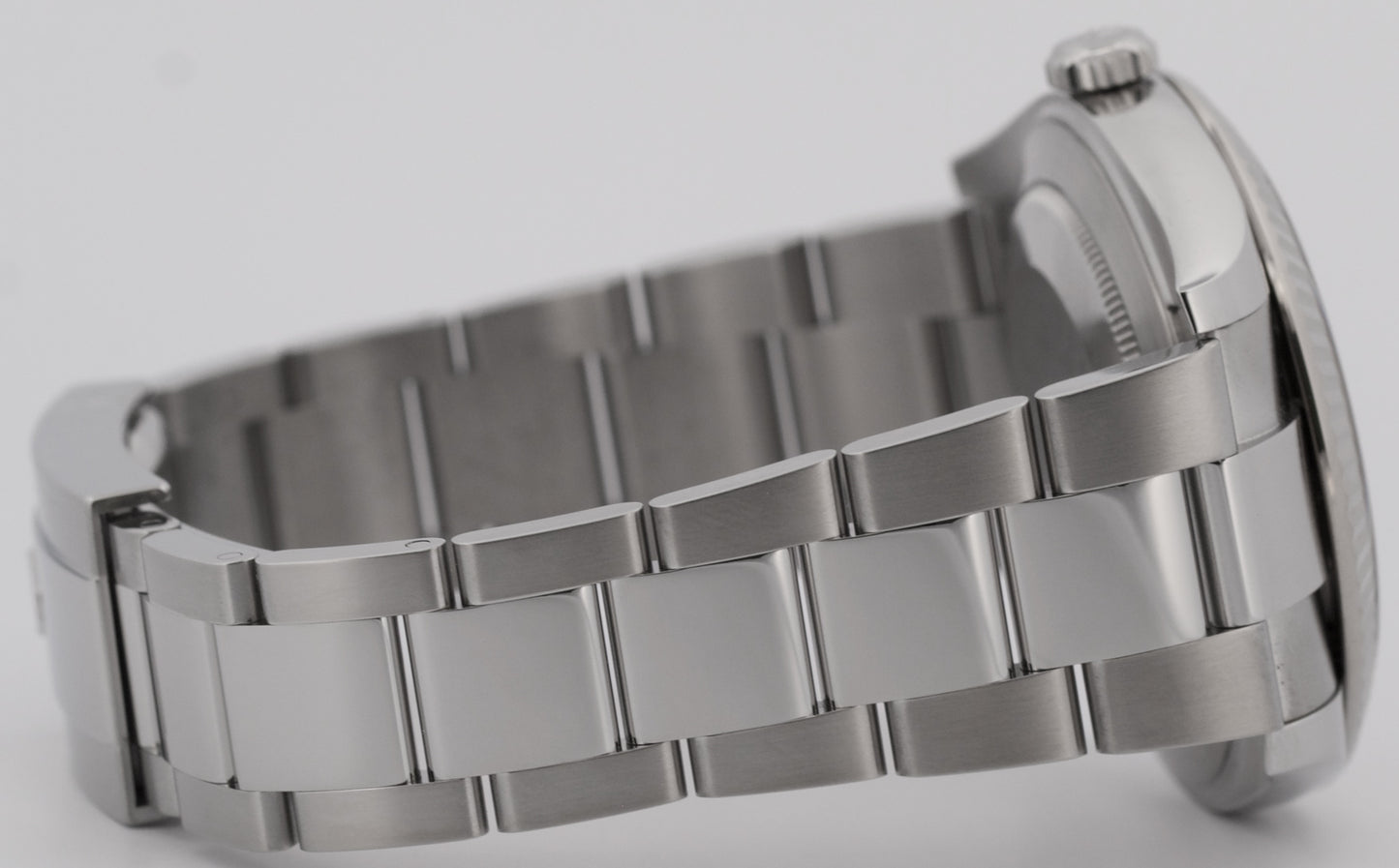 2024 PAPERS Rolex DateJust 41mm MINT GREEN 18K Steel Fluted OYSTER 126334 BOX