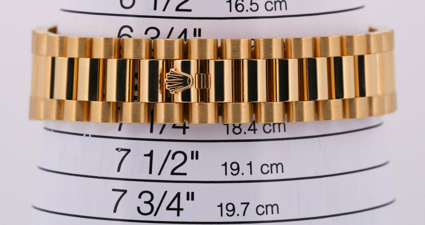Rolex Day-Date 118238 Factory Diamond 18K Yellow Gold Random-Serial 36mm Box