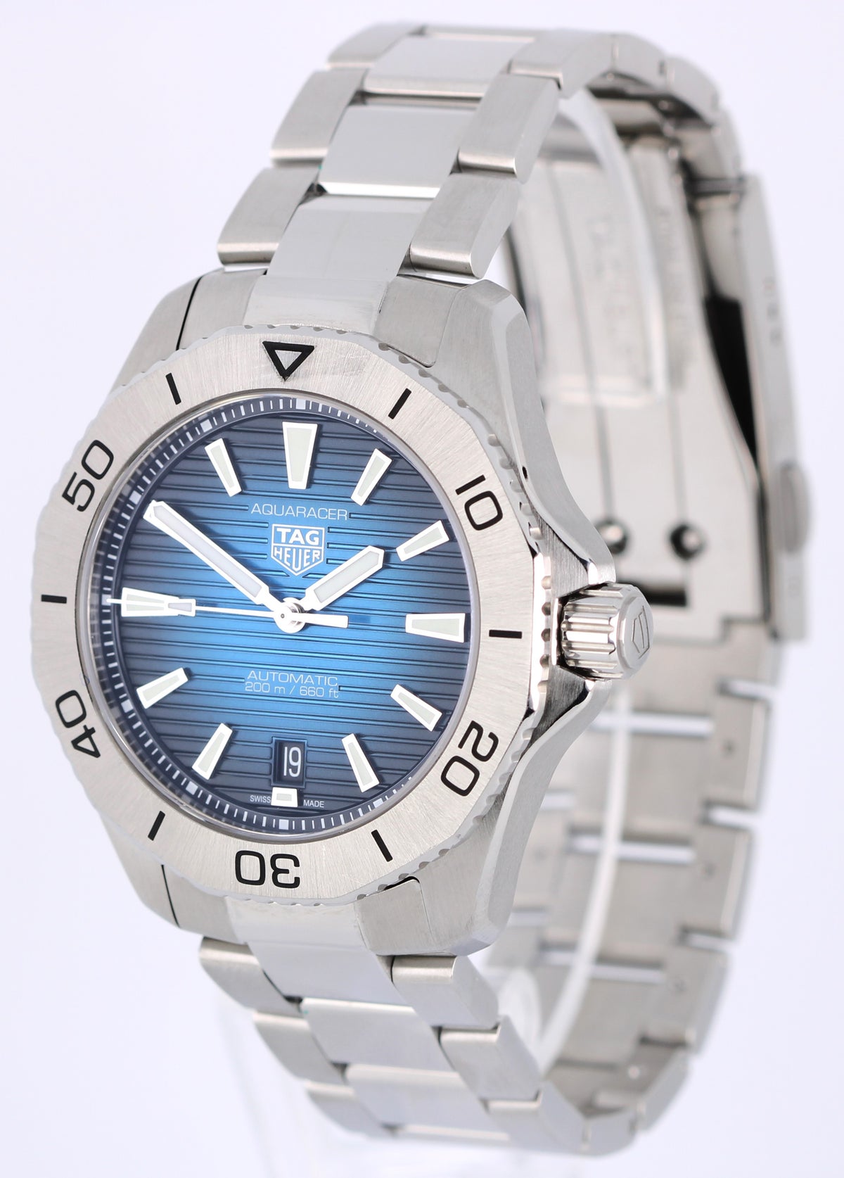 Tag Heuer Aquaracer Professional 200 Date WBP2111.BA0627 Blue 40mm Box Papers