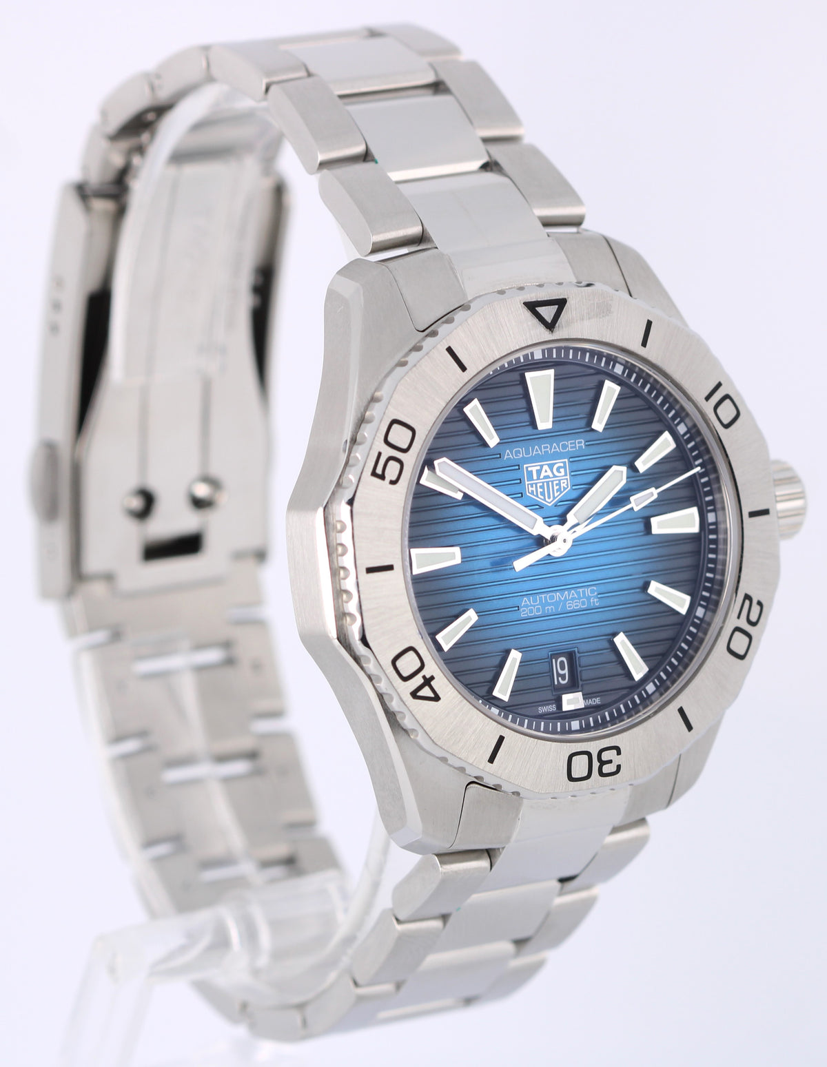 Tag Heuer Aquaracer Professional 200 Date WBP2111.BA0627 Blue 40mm Box Papers