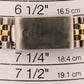 1983 Rolex DateJust 16013 White Roman Buckley Yellow Gold Steel Jubilee 36mm Box