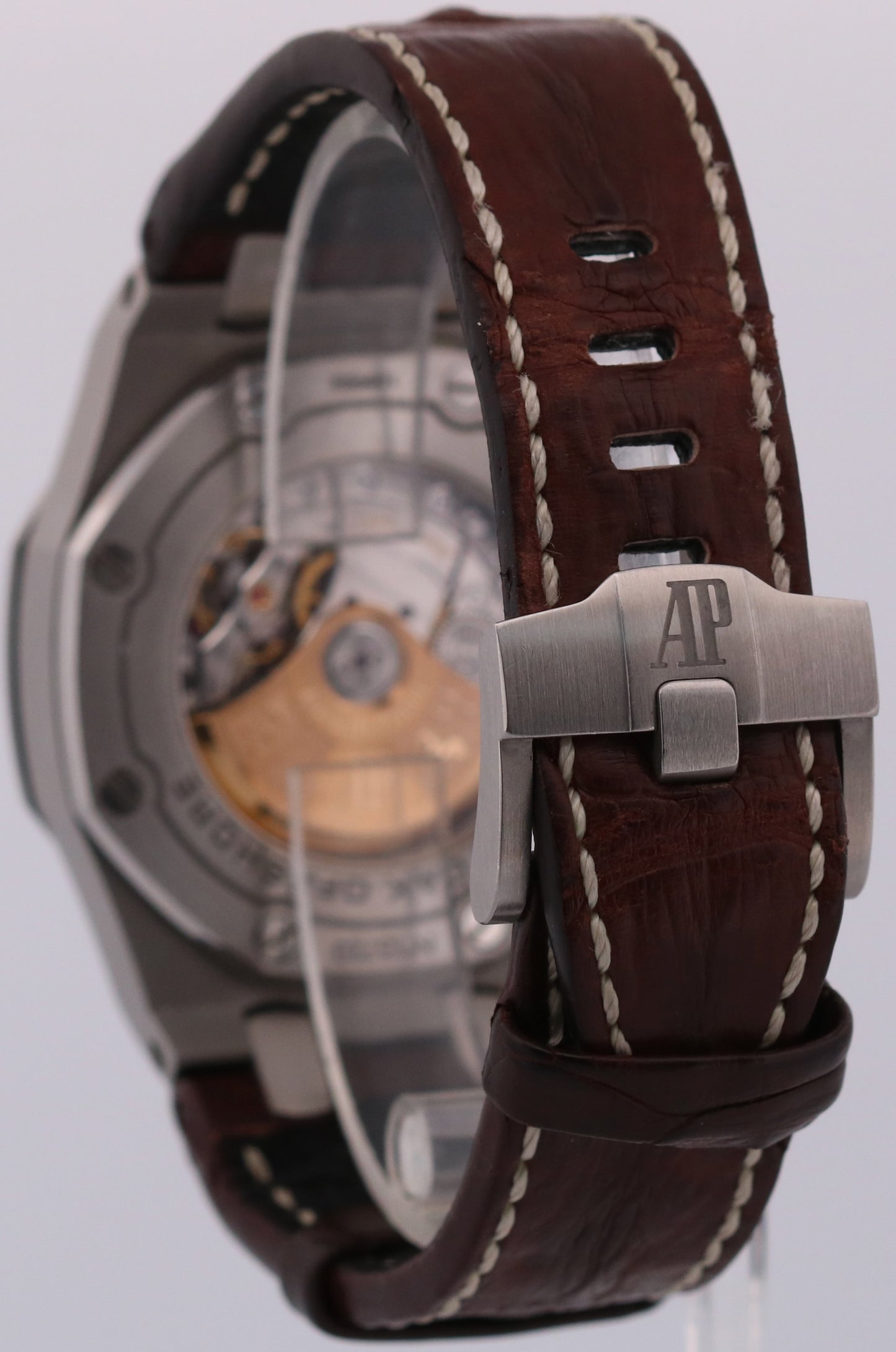 Audemars Piguet Royal Oak Offshore 26470ST Safari Brown Leather Steel 42mm Box
