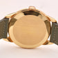 Unisex Omega Geneve 18K Rose Gold Silver Leather 35mm Manual 35mm Watch 2903