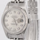 PAPERS Rolex DateJust 26mm SILVER DIAMOND 18K White Gold Steel JUBILEE 79174 BOX