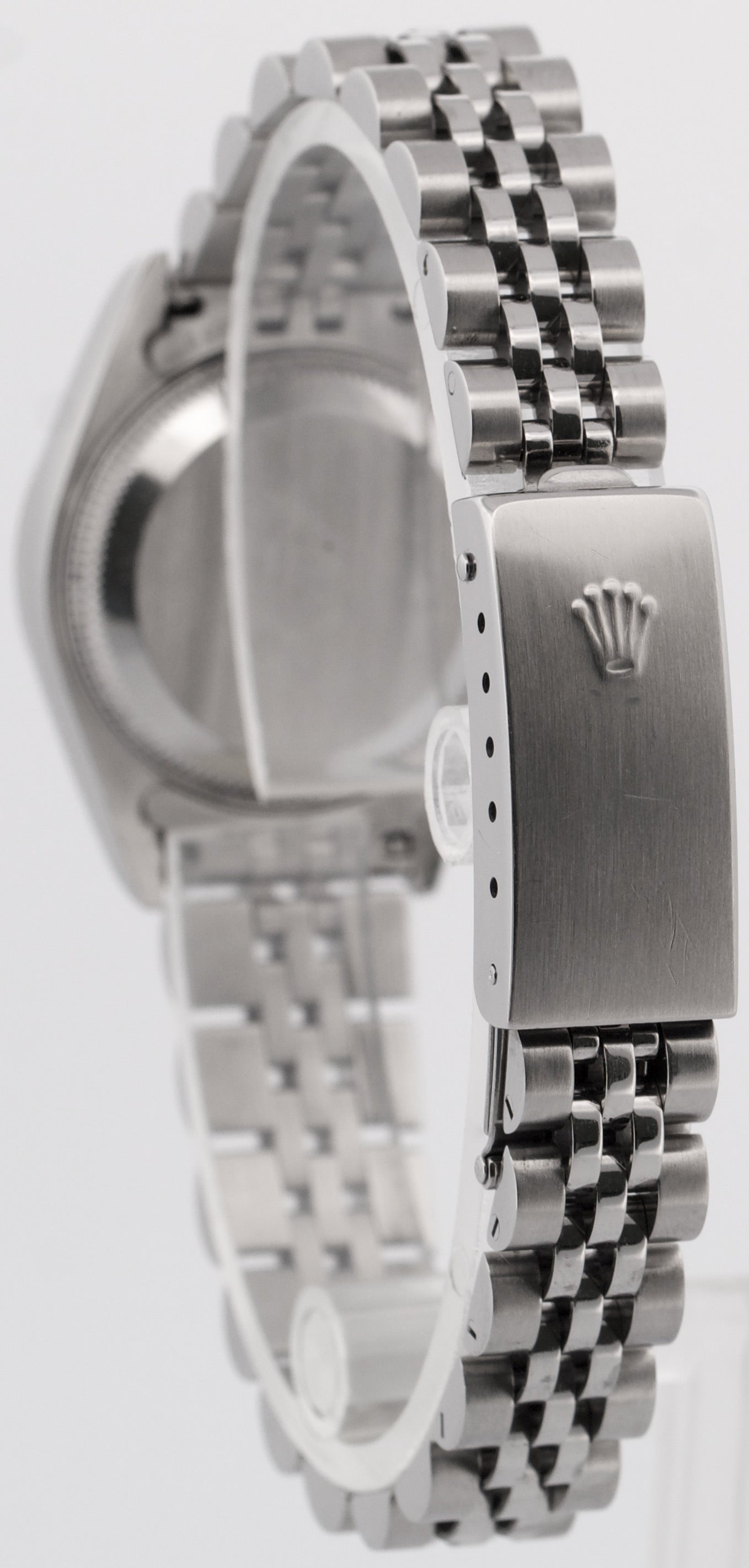 PAPERS Rolex DateJust 26mm SILVER DIAMOND 18K White Gold Steel JUBILEE 79174 BOX