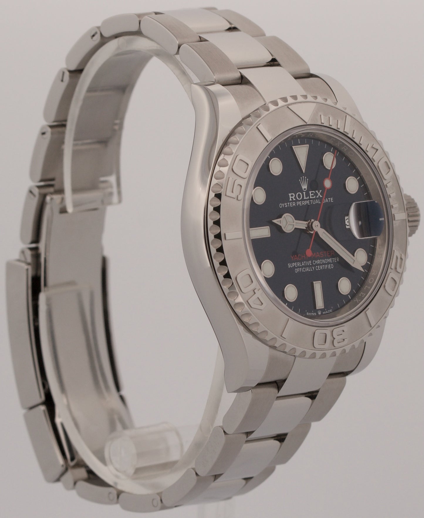 2021 Rolex Yacht-Master 126622 Blue Stainless Steel Platinum 40mm YM1 Box Papers