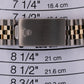 1979 Rolex GMT-Master 16753 Root Beer Brown 18K Yellow Gold Steel Jubilee Watch