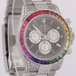 Rolex Daytona Cosmograph Black RAINBOW SAPPHIRE Chronograph Steel 40mm 116520