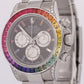 Rolex Daytona Cosmograph Black RAINBOW SAPPHIRE Chronograph Steel 40mm 116520