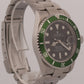 Rolex Submariner Date 16610 LV Flat 4 Green Kermit Stainless Steel Box Papers