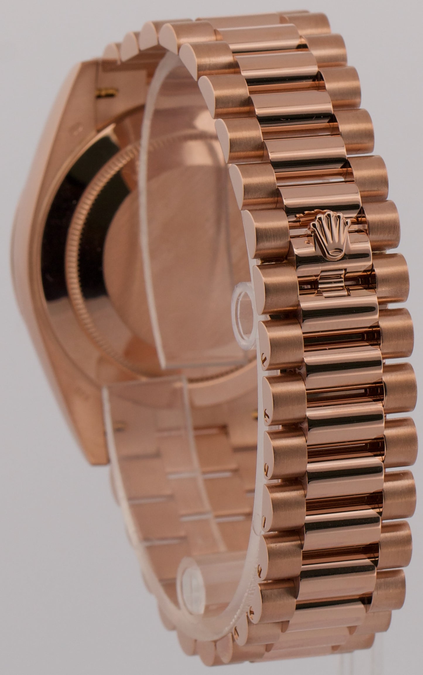 2019 Rolex Day-Date President 228235 Sundust Tapestry 18K Gold 40mm Box Papers