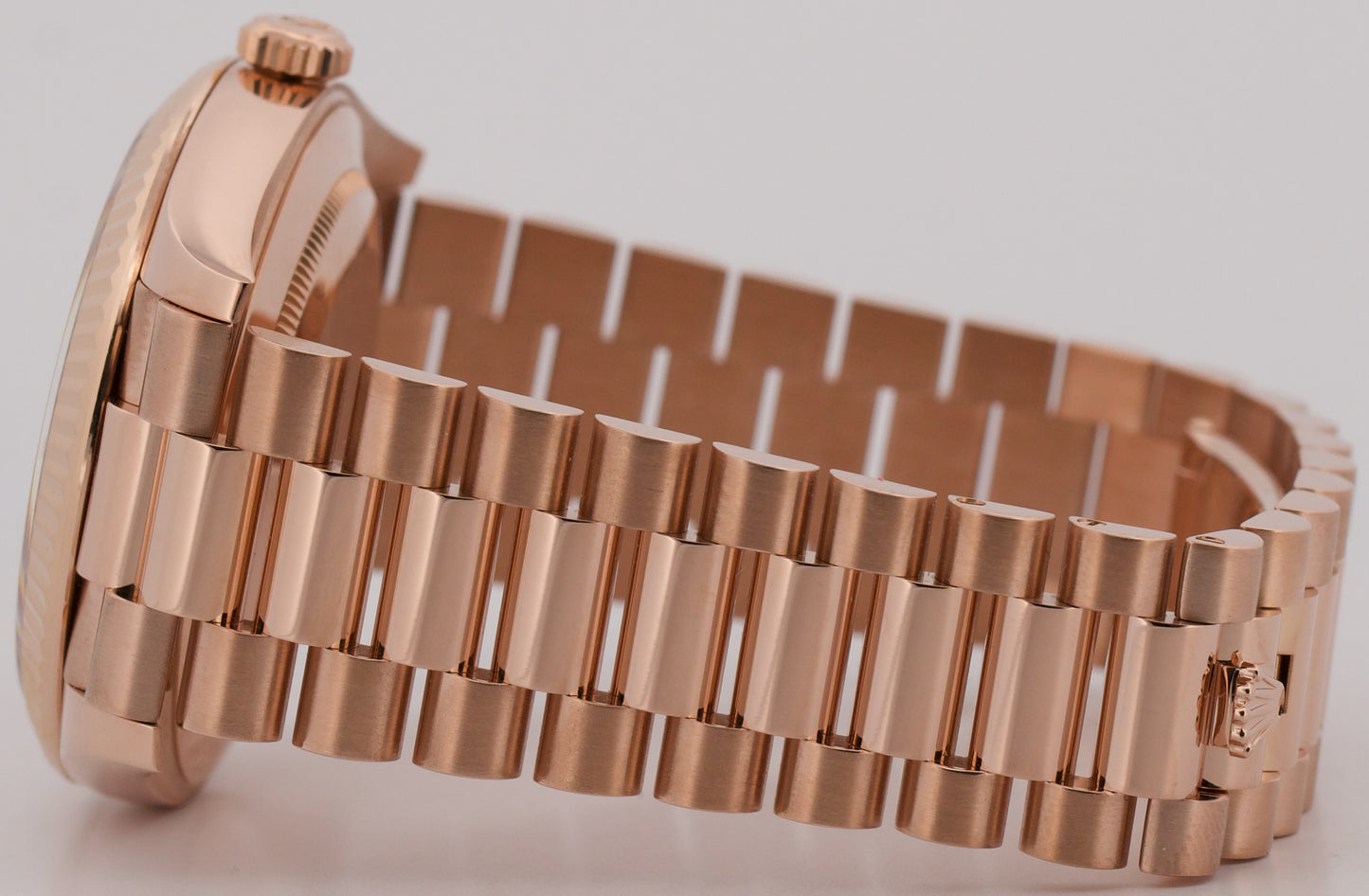 2019 Rolex Day-Date President 228235 Sundust Tapestry 18K Gold 40mm Box Papers