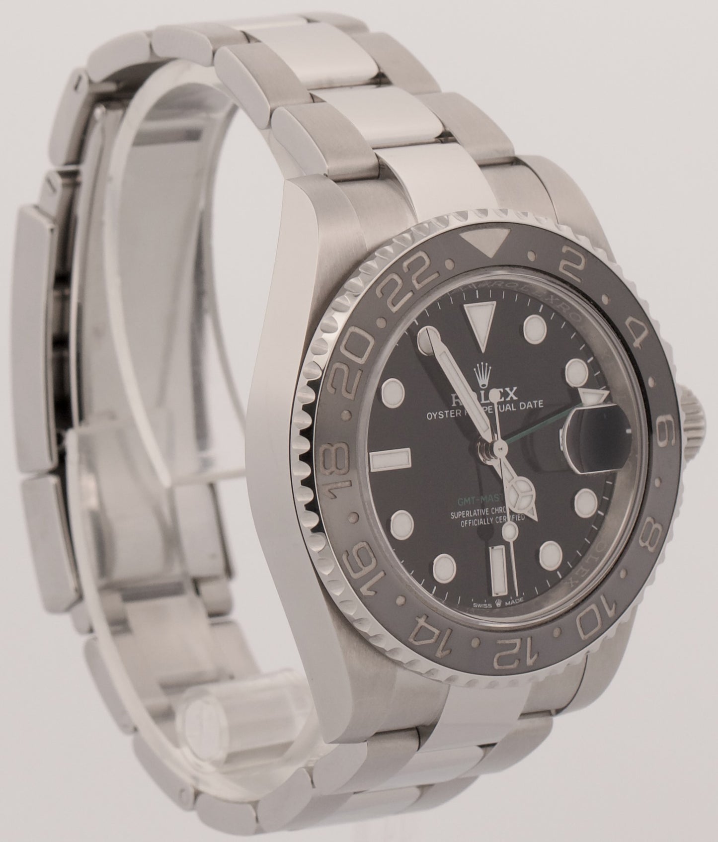 2025 Rolex GMT-Master II 126710 GRNR Bruce Wayne Ceramic Steel Oyster Box Papers