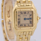 Ladies Cartier Panthere Small IVORY ROMAN 18K Yellow Gold 22mm Quartz 866911