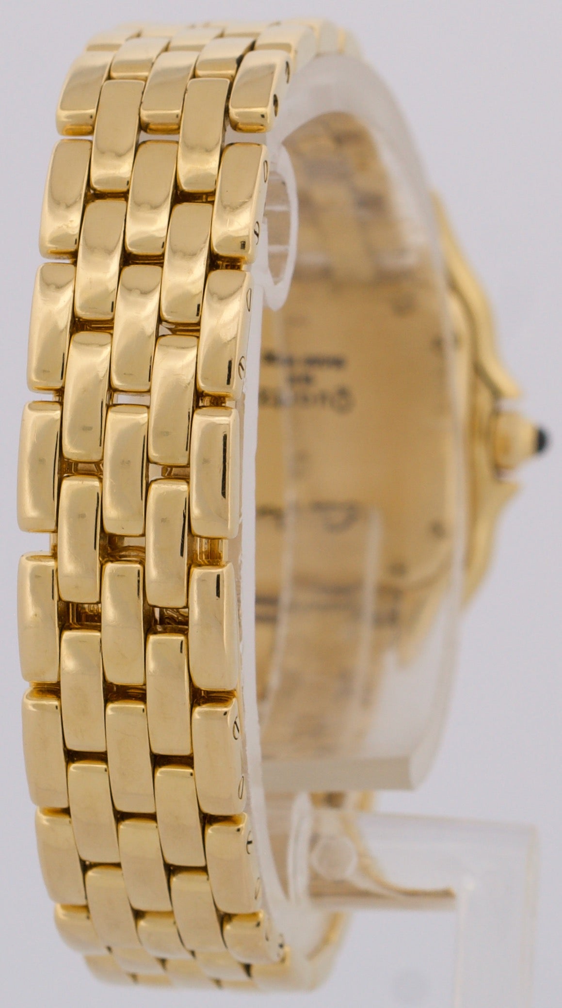 Ladies Cartier Panthere Small IVORY ROMAN 18K Yellow Gold 22mm Quartz 866911