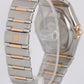 Omega Constellation 50 Years 1304.35.00 Two-Tone 18k Silver Diamond 35.5mm Watch