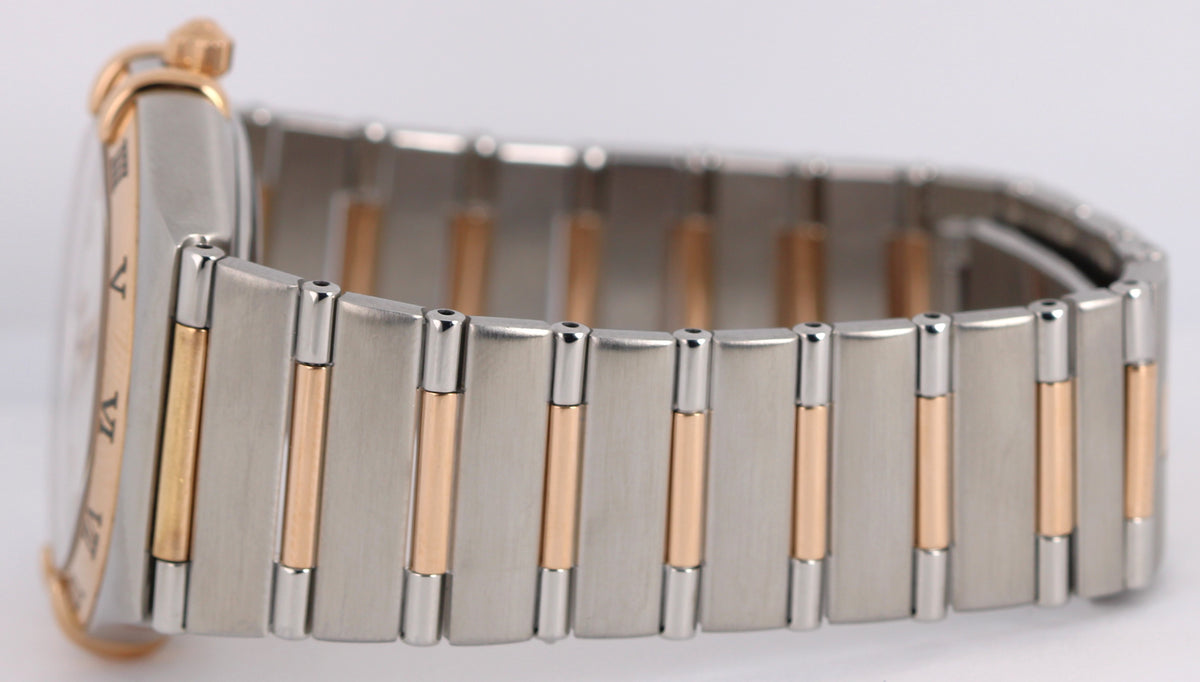 Omega Constellation 50 Years 1304.35.00 Two-Tone 18k Silver Diamond 35.5mm Watch
