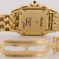 Ladies Cartier Panthere Small IVORY ROMAN 18K Yellow Gold 22mm Quartz 866911