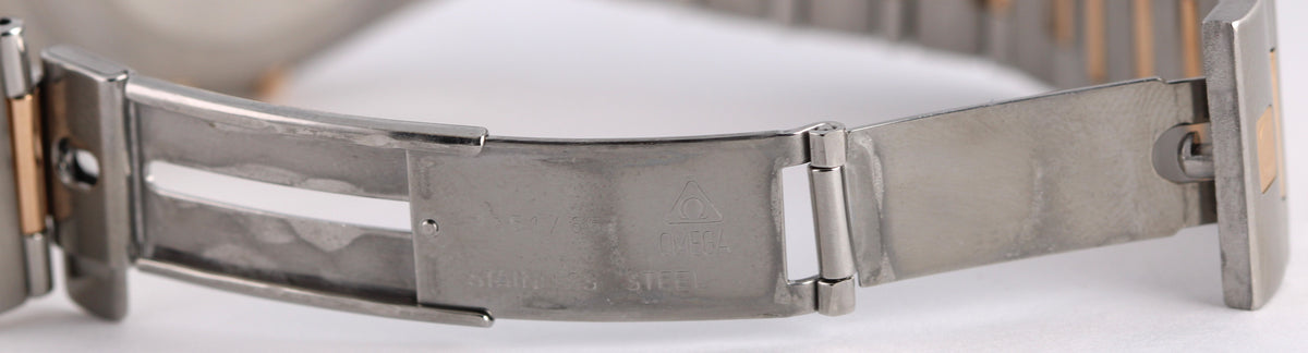 Omega Constellation 50 Years 1304.35.00 Two-Tone 18k Silver Diamond 35.5mm Watch