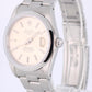 Vintage Rolex Oyster Perpetual Date Tiffany & Co 15200 Silver Patina 34mm Watch