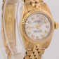 Ladies Rolex Oyster Perpetual 26mm MOP DIAMOND 18K Yellow Gold JUBILEE 67198