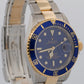 2006 Rolex Submariner Date 16613 Blue Two-Tone 18K No-Holes 40mm Box Papers