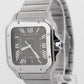PAPERS Cartier Santos-Dumont GREEN Stainless Steel WSSA0062 4072 39.8mm BOX