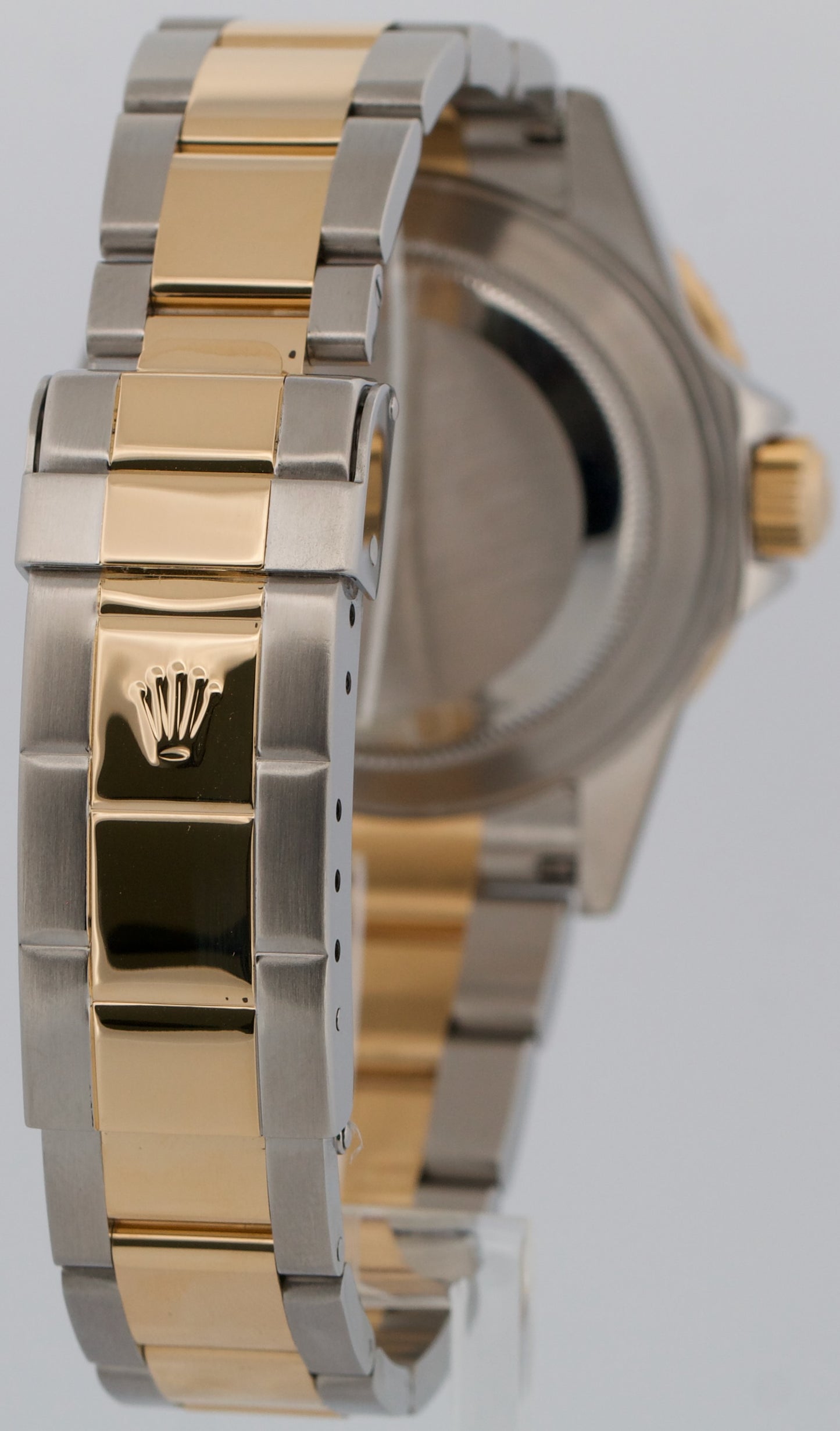 2006 Rolex Submariner Date 16613 Blue Two-Tone 18K No-Holes 40mm Box Papers