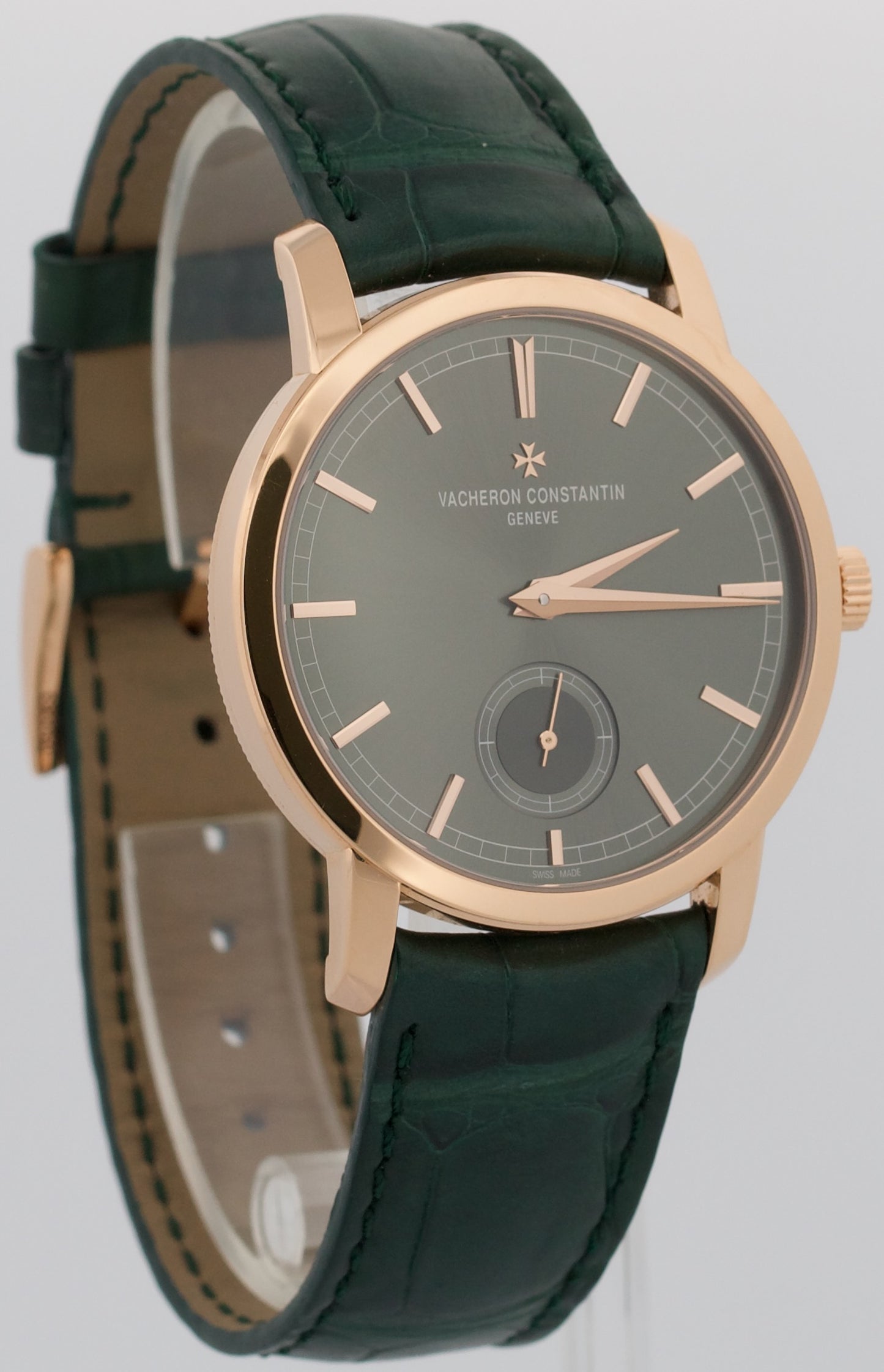 2024 Vacheron Constantin Traditionnelle 82172 Green 18K Gold 38mm Box Papers