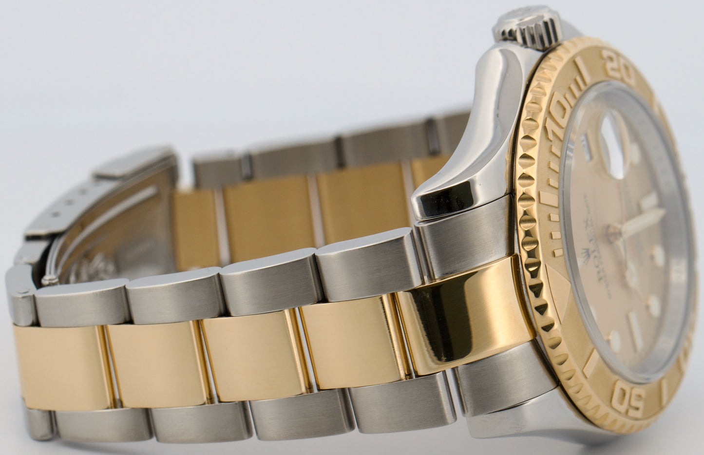 Rolex Yacht-Master 40mm CHAMPAGNE Two-Tone REHAUT 18K Yellow Gold Steel 16623