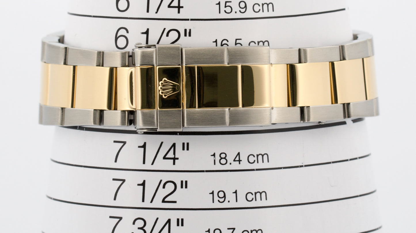 Rolex Yacht-Master 40mm CHAMPAGNE Two-Tone REHAUT 18K Yellow Gold Steel 16623