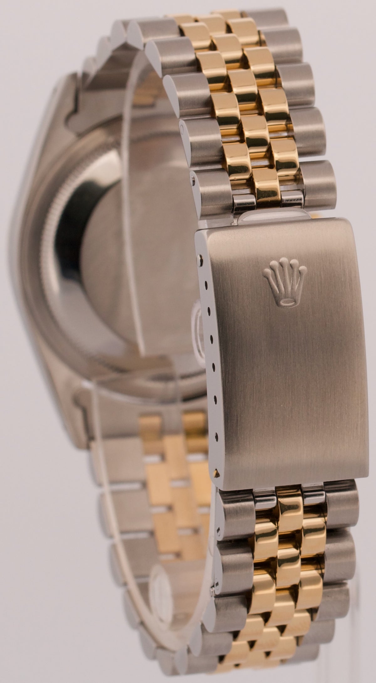 1991 Rolex DateJust 16233 36mm Champagne Diamond Two-Tone 18K Gold Jubilee Watch
