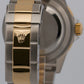 Rolex Submariner Date 16613 Black No-Holes 18K Yellow Gold Two-Tone 40mm Watch