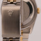 1991 Rolex DateJust 16233 36mm Champagne Diamond Two-Tone 18K Gold Jubilee Watch