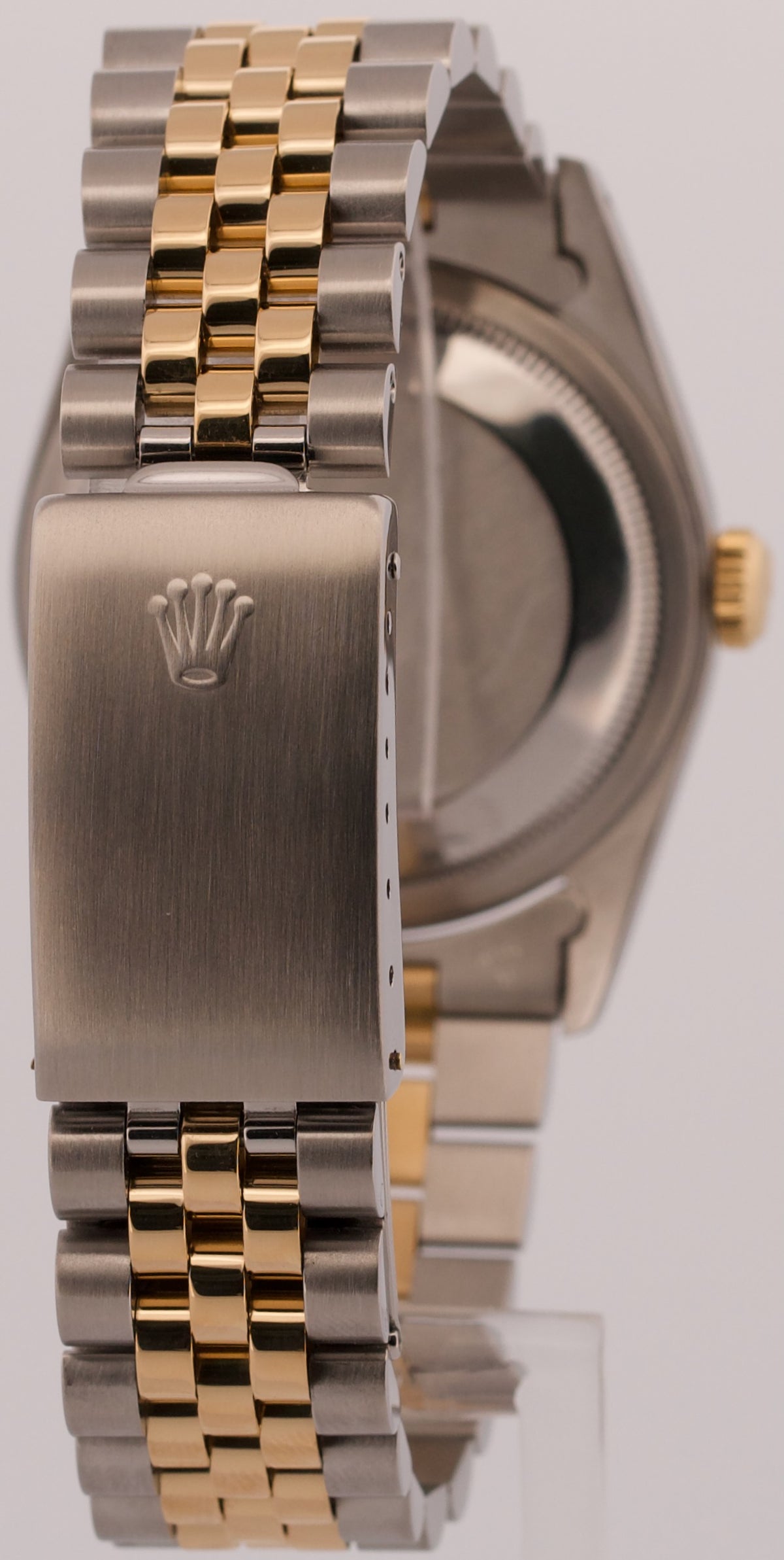 1991 Rolex DateJust 16233 36mm Champagne Diamond Two-Tone 18K Gold Jubilee Watch