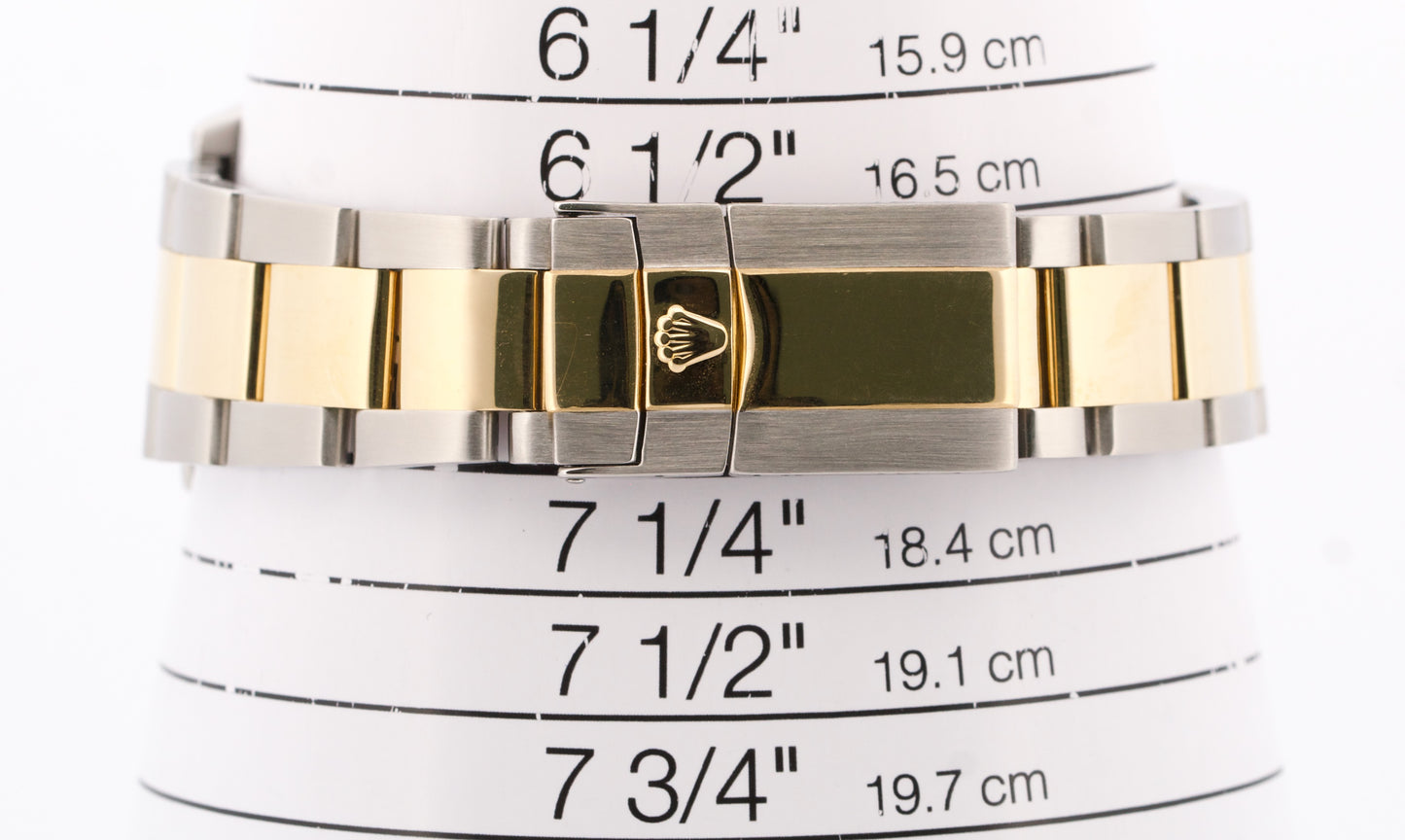 Rolex Daytona Cosmograph GRAY 18K Yellow Gold Two-Tone Stainless Steel 116523