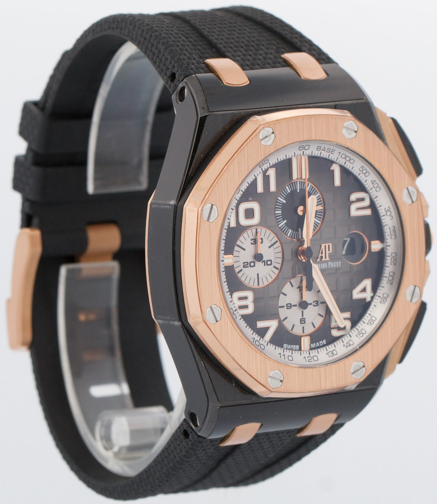 Audemars Piguet Royal Oak Offshore 26405NR Ceramic 18K Rose Gold 44mm Box Papers
