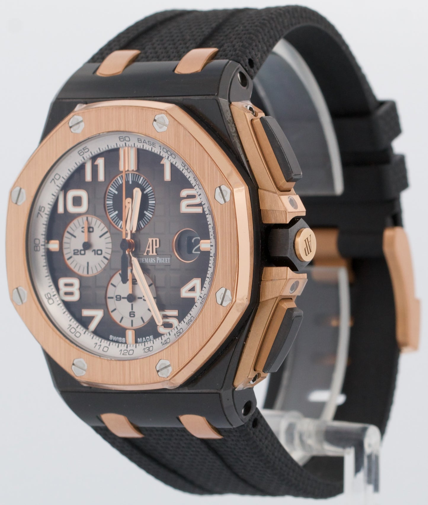 Audemars Piguet Royal Oak Offshore 26405NR Ceramic 18K Rose Gold 44mm Box Papers